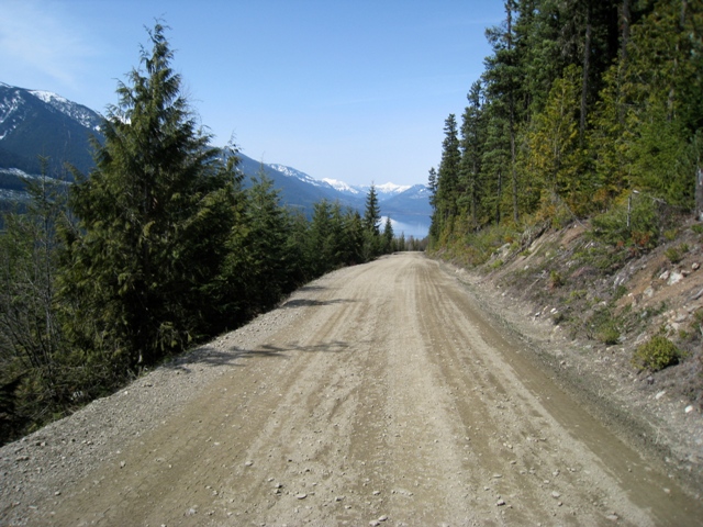 4   road above trout lake